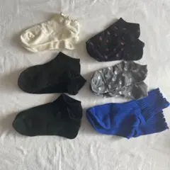 新品(※一足除く) レディースソックスセット 6足 L 靴下 まとめ売り