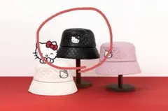 HELLO KITTY × CA4LA QUILT BUCKET HAT