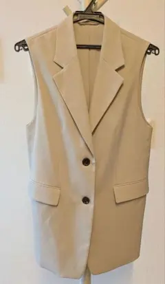 GU ベージュジレ Sサイズ 未使用タグなし