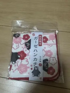 【新品未使用・未開封】くまモン　ガーゼハンカチ　ミニタオル　熊本