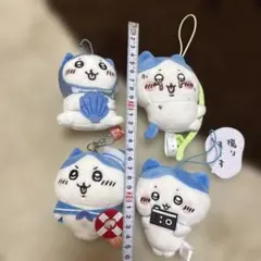 ちいかわ ハチワレ 5点セット キーホルダー ストラップ ぬいぐるみハンドタオル