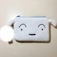 韓国限定 クレヨンしんちゃん シロ ポーチ 韓国ダイソー