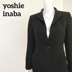 ヨシエイナバ レディース ジャケット ブレザー 黒 テーラード 38 2025年最新】yoshie inaba レディース テーラードジャケットの人気