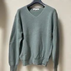 grove Vネックニット ブルー Sサイズ