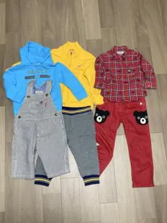 6点まとめ　GUCCI DIESEL ミキハウス 服まとめ 80-100cmのサムネイル