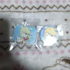 コンパス 青春アリス 缶バッジ キーホルダーセット