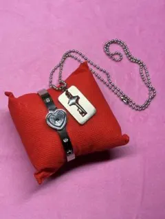 ハートと鍵のデザイン ネックレス