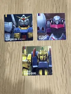 ガンダム　ポテコ　3枚セット　シール　MK-II RX-178 他