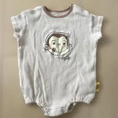 おさるのジョージ　ベビー　ロンパース　半袖　70