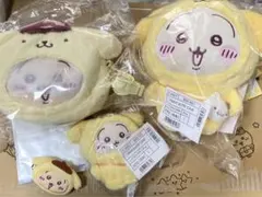 ちいかわ サンリオ ポムポムプリン うさぎ ぬいぐるみ マスコット ポシェット