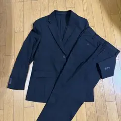 ユニクロ　セットアップ　スーツ　ジャケット＆パンツ　黒