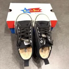 Converse First Star キッズ スニーカー 17.0cm 黒のサムネイル