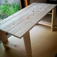 男前インテリア　テーブル　純正