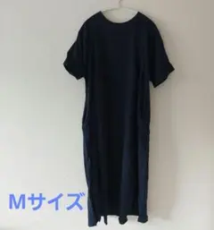 ■GU 麻混合　ロングワンピース■