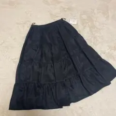 ロングスカート チュールスカート　黒