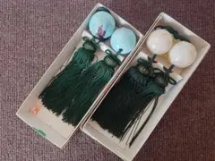 風鎮　2種セット②　陶器と天然石