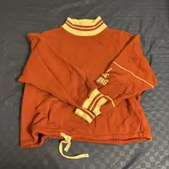 ZARA オレンジ 長袖ハイネックトレーナー