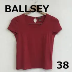 最終　C0121A14【BALLSEY】ウール半そでニット