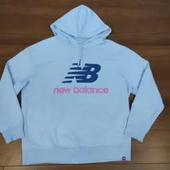 1月21日値下げ！New Balance パーカー M〜L ライトパープル