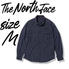 【定価1.9万】THENORTHFACE 長袖 シャツ ネイビー M