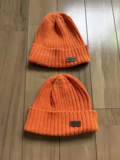 GLOBAL WORK オレンジ ニット帽　キッズ　2個セット