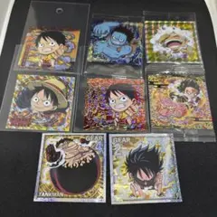 最終値下げONEPIECEウエハースシール麦わらのルフィーセット