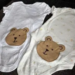 GAPベビー ブラナンベア 半袖ボディスーツ ロンパース 6-12M くまケツ