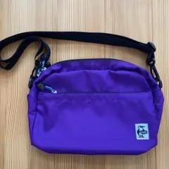 CHUMS パープル ショルダーバッグ