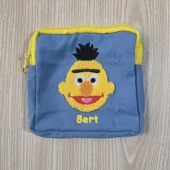 セサミストリート Bert　バート　もこもこポーチ2