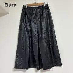 ⭐️新品タグ付⭐️Elura エコレザースカート ブラック Lのサムネイル