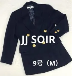 【東京ソワール】JJ SOIR ダブルブレスト ジャケット M 紺ブレ　金ボタンのサムネイル