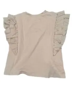URBAN RESEARCH フリル袖 Tシャツ ベージュ Freeのサムネイル