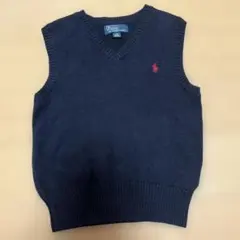 値下げ　Polo by Ralph Lauren ネイビー ベスト 110