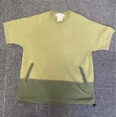 レミレリーフ tシャツ　ツートンナイロンカーキ希少限定大人気ビックサイズのサムネイル
