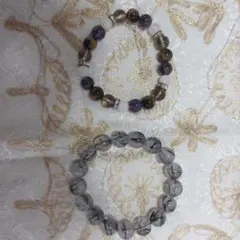 天然石ビーズブレスレットセット