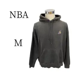 NBA エヌビーエー グレー 長袖 パーカー M