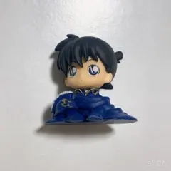 黒衣の騎士　工藤新一　フィギュア　ちぢませ隊　名探偵コナン　ガチャ①