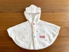 GELATO PIQUE フード付きポンチョ 70-80