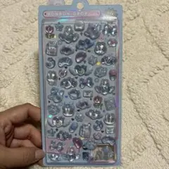 ボンボンドロップシール　みずいろ　ボンボン