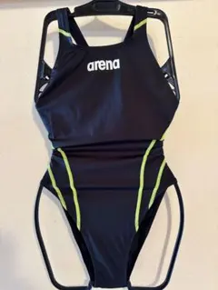 arena 競泳水着 レディースARN-1021W ブラック&イエロー　L