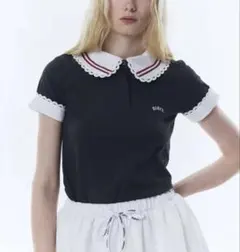 Bibiy. POSEY COLLAR TOP ビビィ カットソー グレー - メルカリ