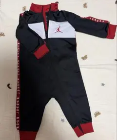 Jordan ジャンプマンロンパース 6-9ヶ月 68-74cm 黒