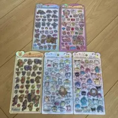 新品　うるちゅる　ポップシール　5点