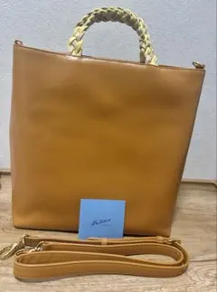 Kitamura 本革 キャメ2way トートバッグ ショルダーのサムネイル
