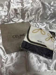 セリーヌ/CELINE/シルク100%/スカーフ・ストール/新品未使用