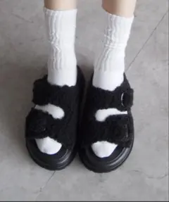 厚底ボアサンダルのサムネイル