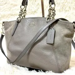 COACH 2WAY ハンドバッグ ショルダーバッグ F31410 灰色 102