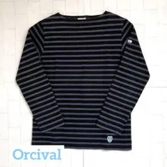 オーシバル　ORCIVAL　ボーダーカットソー　７分袖