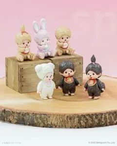 モンチッチ　マスコットキーチェーン4 フルコンプ