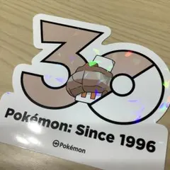 ポケモン 30周年記念 ホログラムステッカー イシツブテ